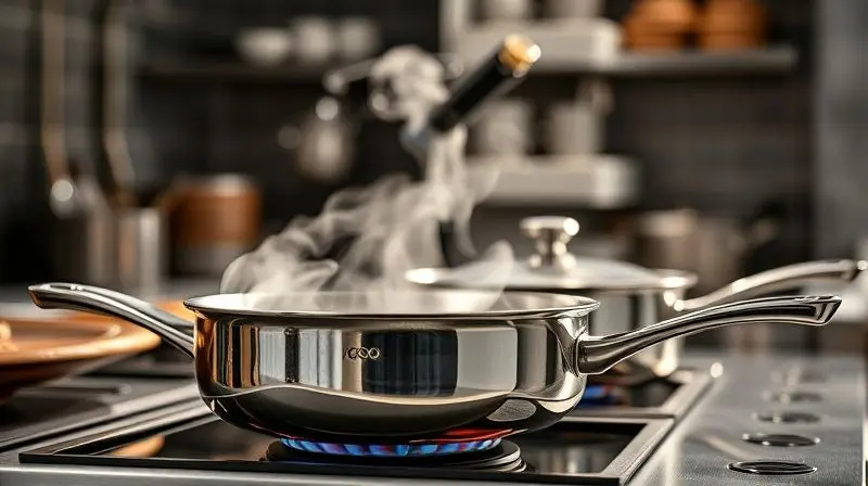 Teste de panela MTA em cozinha profissional, analisando desempenho e valor pela qualidade.