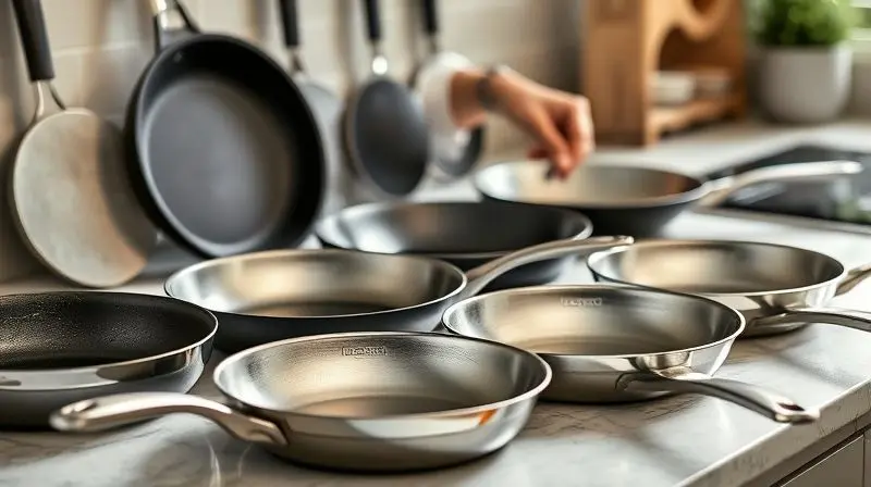 Guia para escolher panela Jomafe ideal: opções antiaderentes e aço inox adaptadas às necessidades.