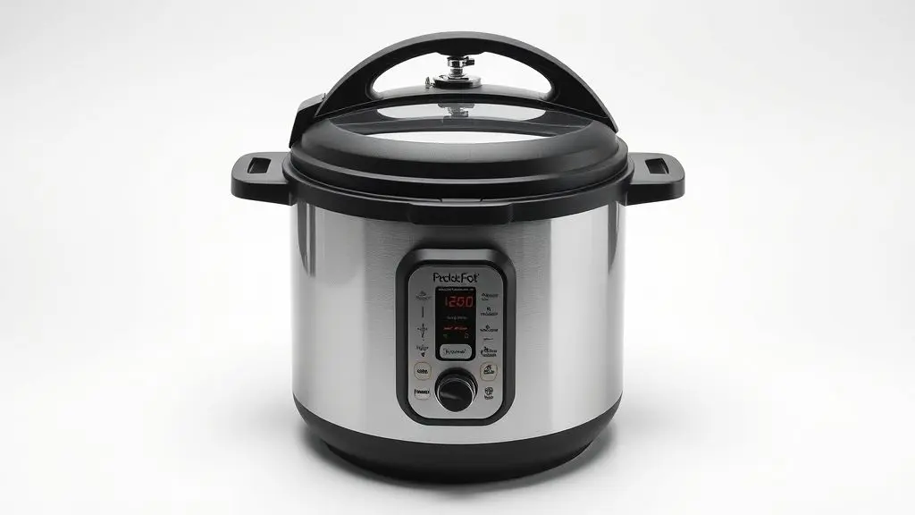 Panela de pressão ideal para cozinha rápida e segura, destacando design moderno e funcional em 2025.